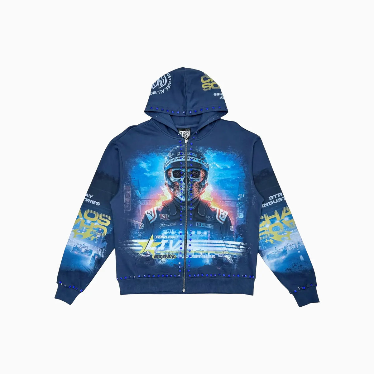 Sudadera con Capucha Gráfica Fearless Racer para Hombre