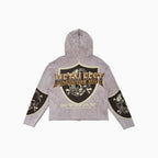 Sweat à capuche zippé Metalfest pour homme