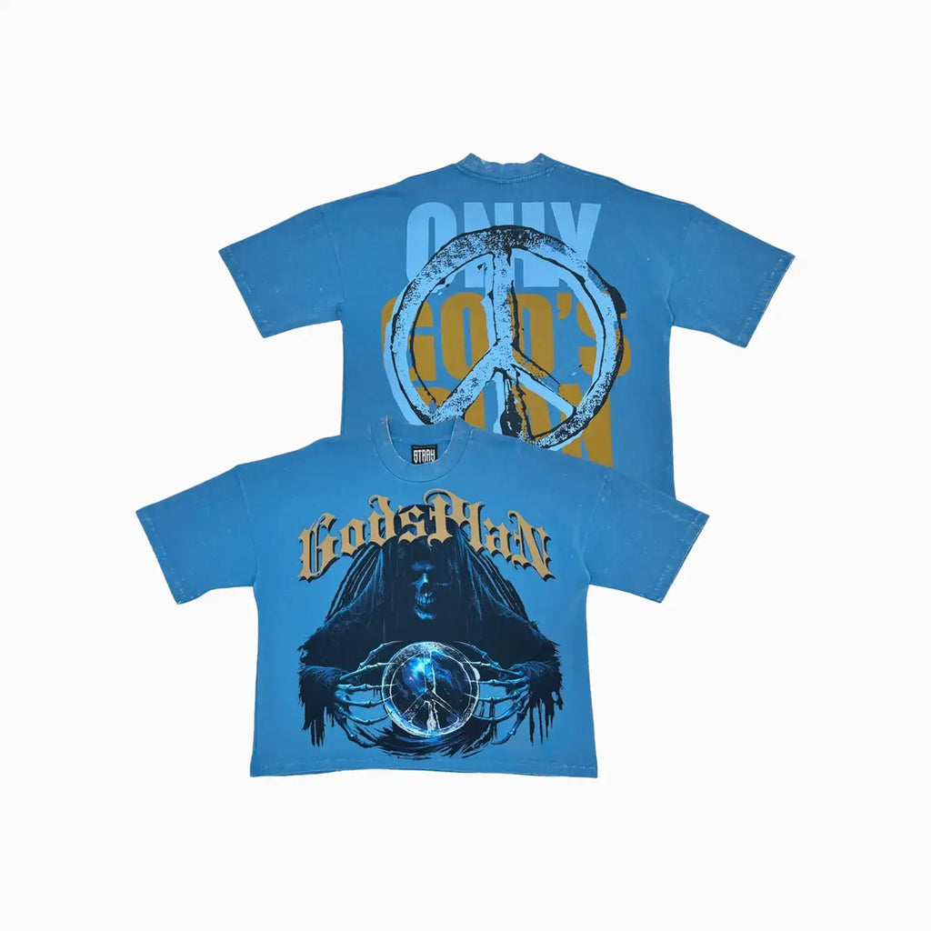 T-shirt coupe courte ample à épaules tombantes pour homme