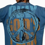 T-shirt coupe courte ample à épaules tombantes pour homme
