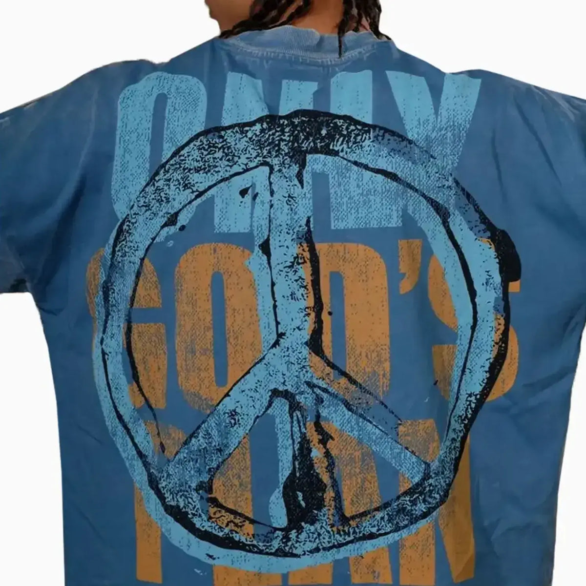 T-shirt coupe courte ample à épaules tombantes pour homme