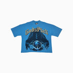 T-shirt coupe courte ample à épaules tombantes pour homme