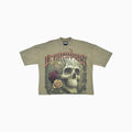 T-shirt coupe courte ample à épaules tombantes pour homme