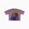 T-shirt coupe courte ample à épaules tombantes pour homme