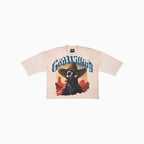 T-shirt court à manches courtes et coupe large pour homme