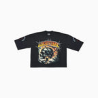 T-shirt court à manches courtes et coupe large pour homme