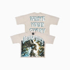 T-shirt court ample « Write Your Story » pour homme