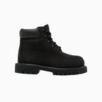 Bota impermeable prémium para niños de 6 pulgadas con cordones para niños pequeños