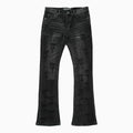 Pantalon en jean noir Amalia pour homme