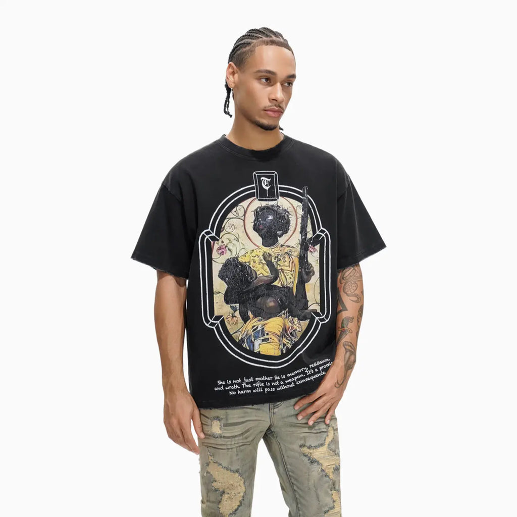 Men's JA'ZHYA DOPSON' Black T-Shirt