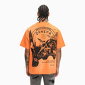 T-shirt orange homme Post-Empire