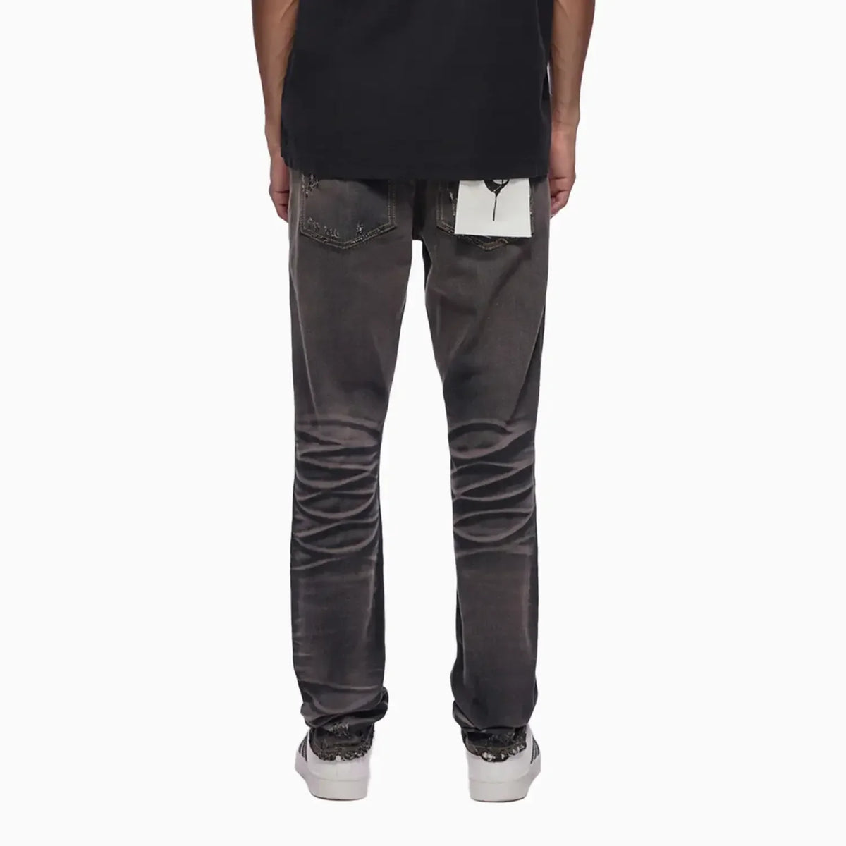 Men's TYRANT Black Wash Straight Denim Pant