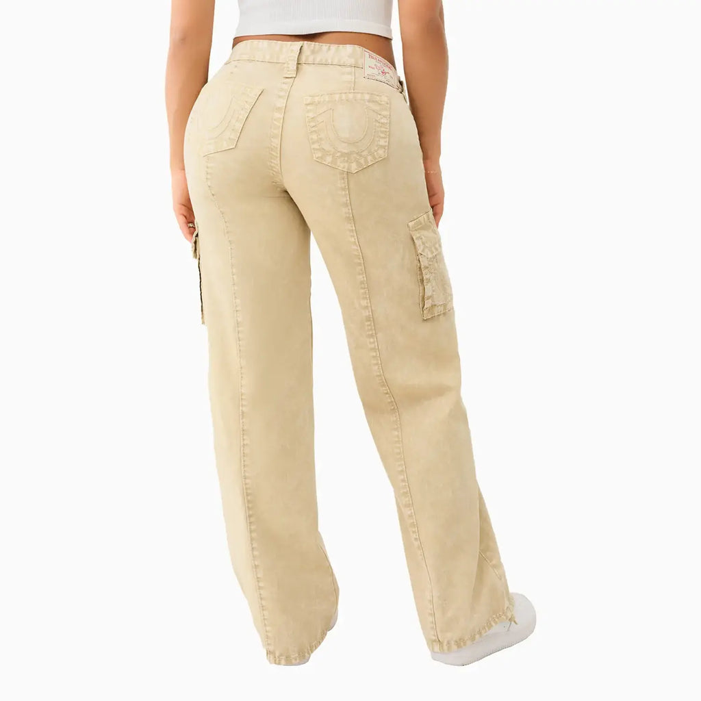Pantalon cargo décontracté taille basse Bobbi Big T pour femme