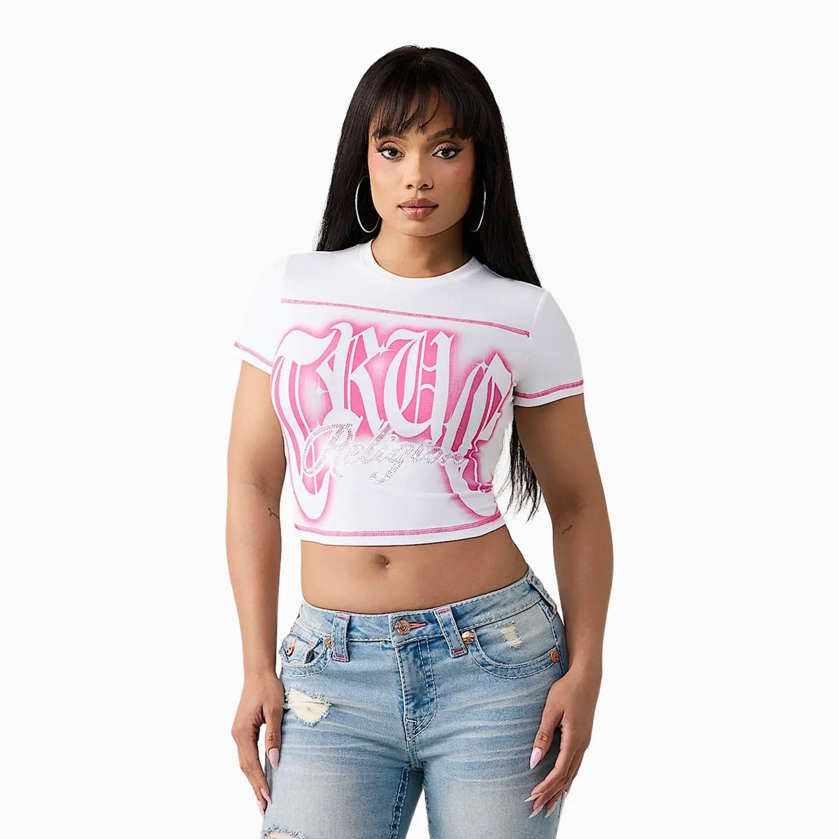 Women's Crystal Logo Baby T-Shirt
