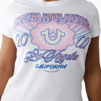 Women's Crystal Logo California Crew Neck T-Shirt