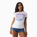 Women's Crystal Logo California Crew Neck T-Shirt
