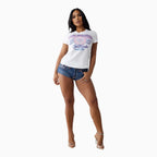 Women's Crystal Logo California Crew Neck T-Shirt
