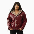 Chaqueta Oversize de Charol para Mujer
