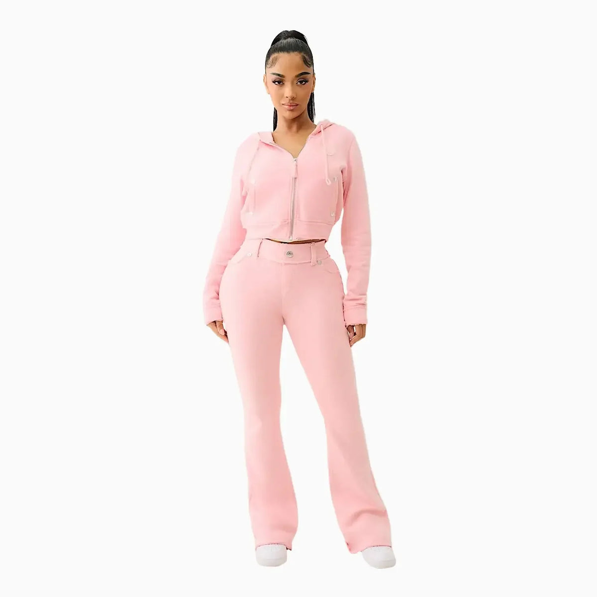 Women's Raw Edge Big T Shrunken Outfit