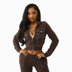 Tenue shrunken Big T pour femme
