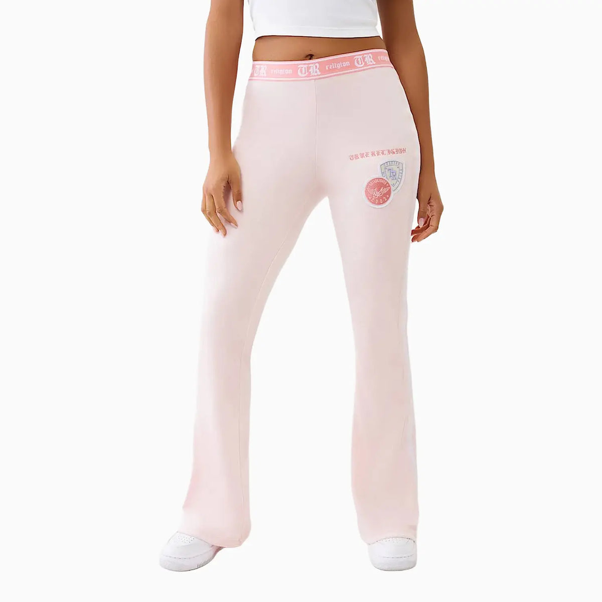 Women's Velour Bootcut and Cropped Outfit