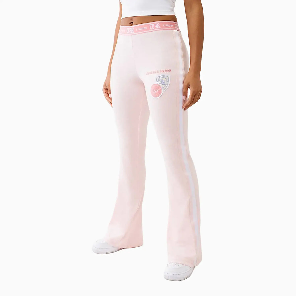 Women's Velour Bootcut and Cropped Outfit