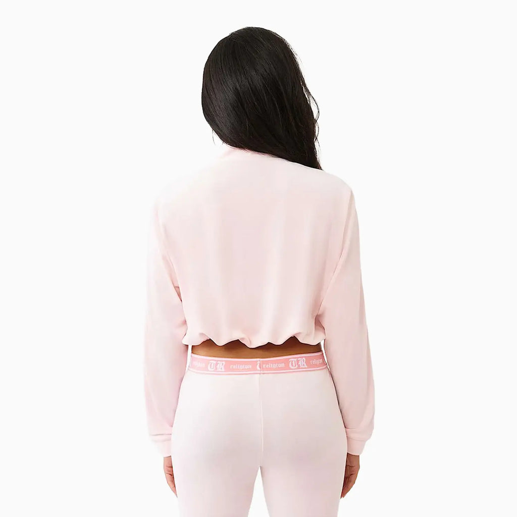 Women's Velour Bootcut and Cropped Outfit