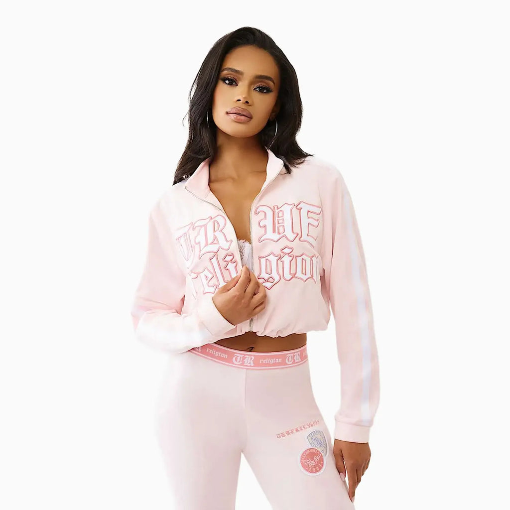 Women's Velour Bootcut and Cropped Outfit