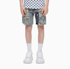 Kid's Incise Denim Shorts
