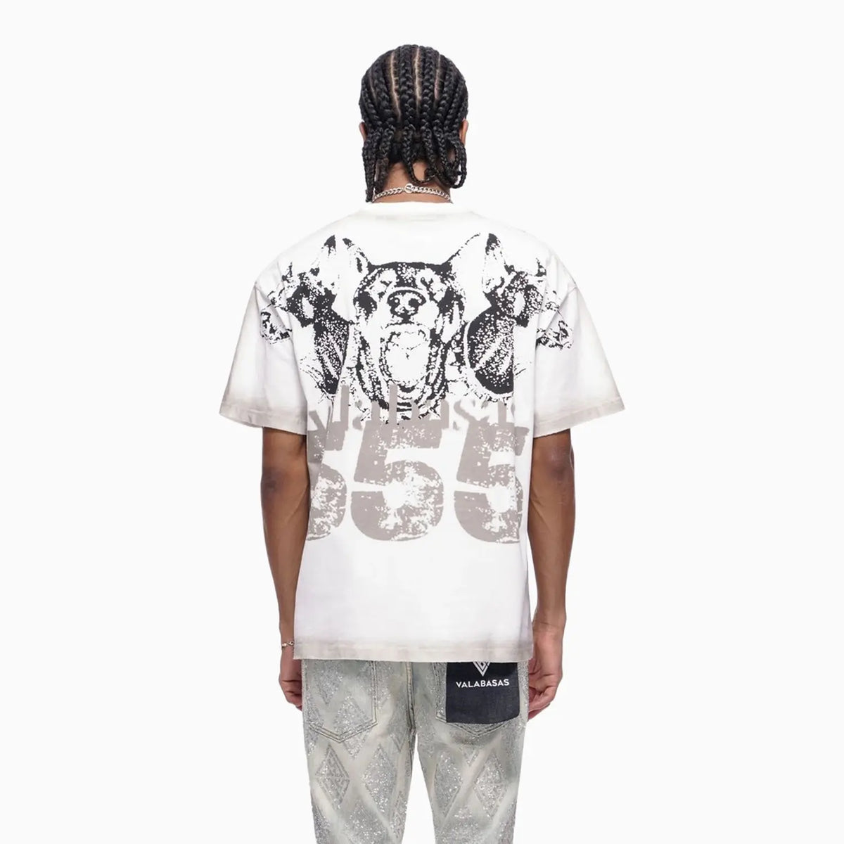 Camiseta de manga corta para hombre con diseño artístico