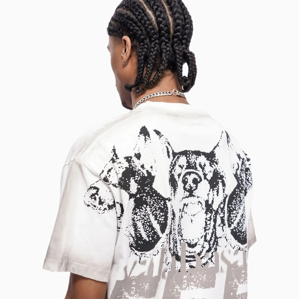 Camiseta de manga corta para hombre con diseño artístico