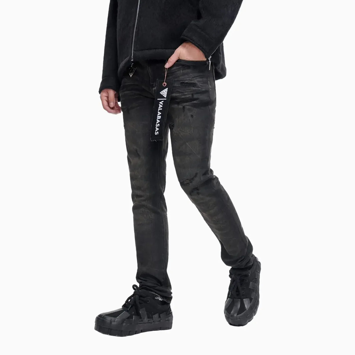 Pantalón de mezclilla pitillo Greed para hombre