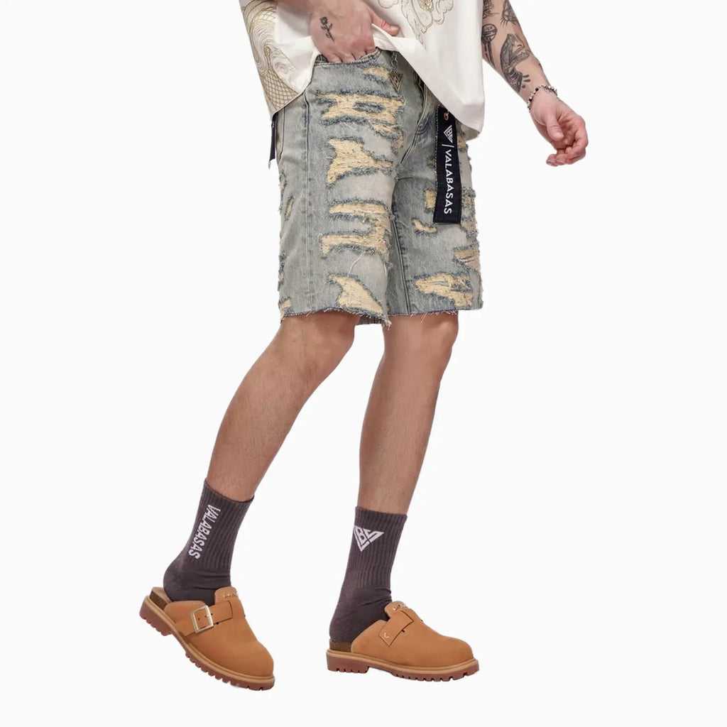 Shorts en jean Incise pour homme
