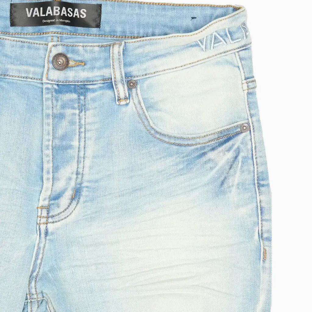 Men's Mr.Stacked Light Wash Jean Pant - Famous | Online Store