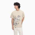 T-shirt délavé pour homme