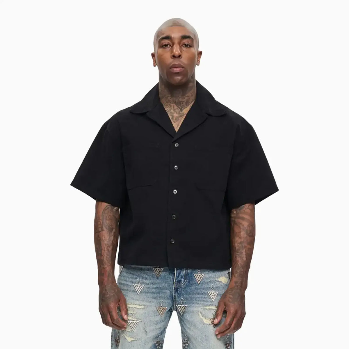 Camisa abotonada SHINE para hombre