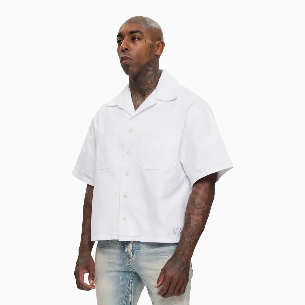 Chemise boutonnée SHINE pour hommes