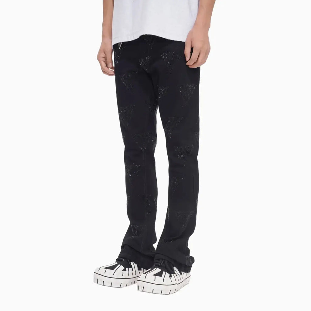 Jean coupe fuselée empilée Jet pour homme
