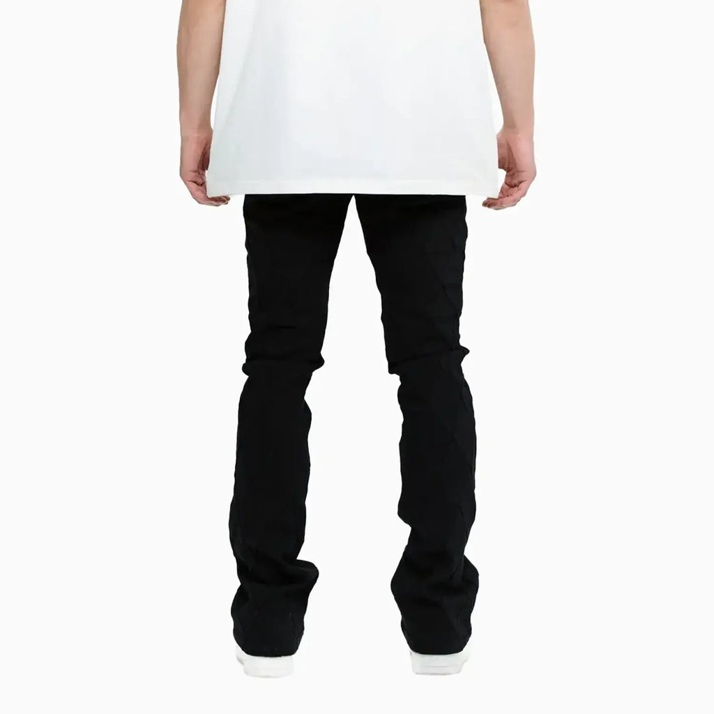 Pantalon skinny empilé pour hommes