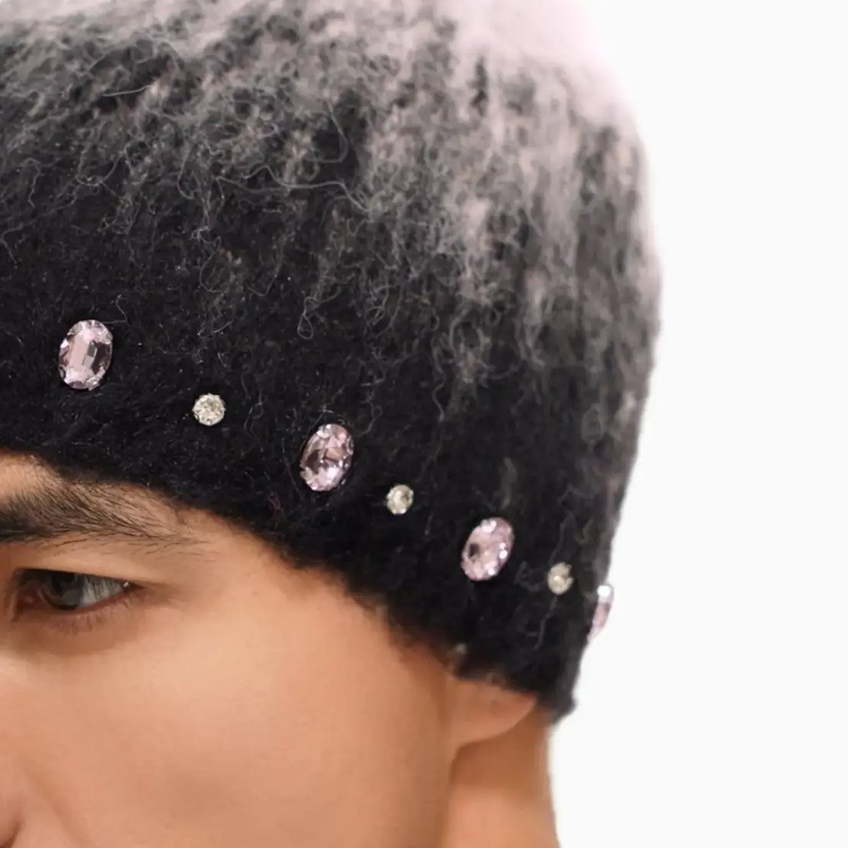 Bonnet en mohair Triage
