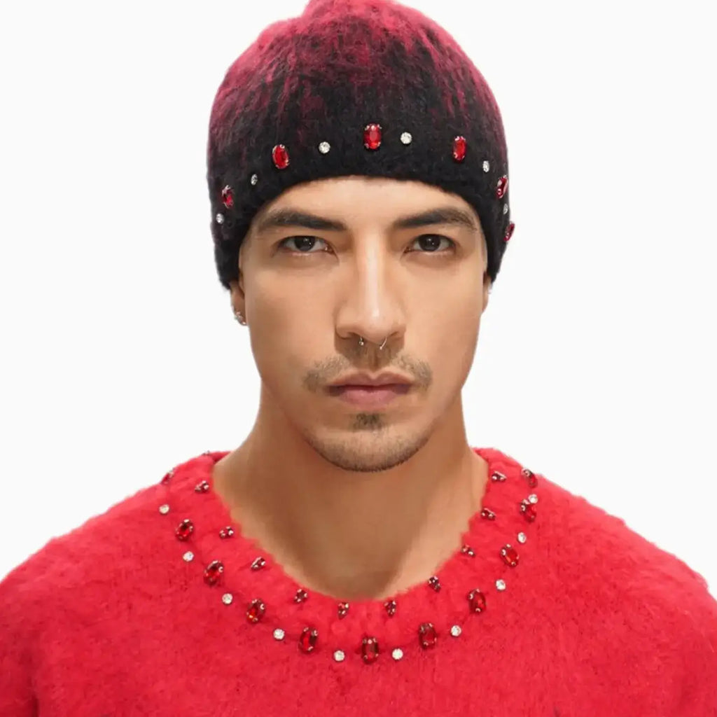 Bonnet en mohair Triage