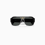Versace Black Dark Grey Sunglasses