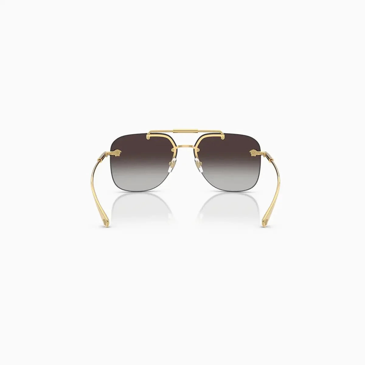 Versace Gold Grey Gradient Sunglasses