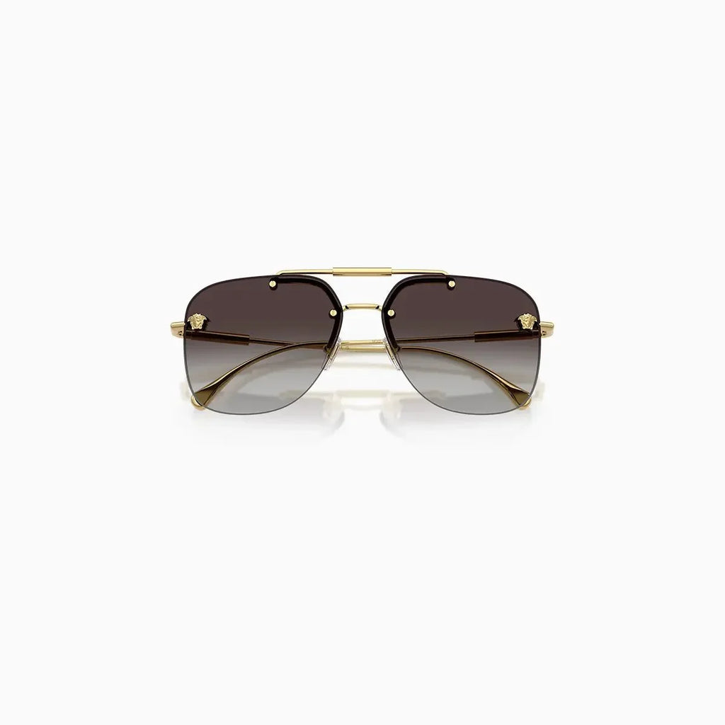 Gafas de sol Versace degradado gris dorado