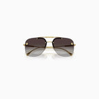 Gafas de sol Versace degradado gris dorado