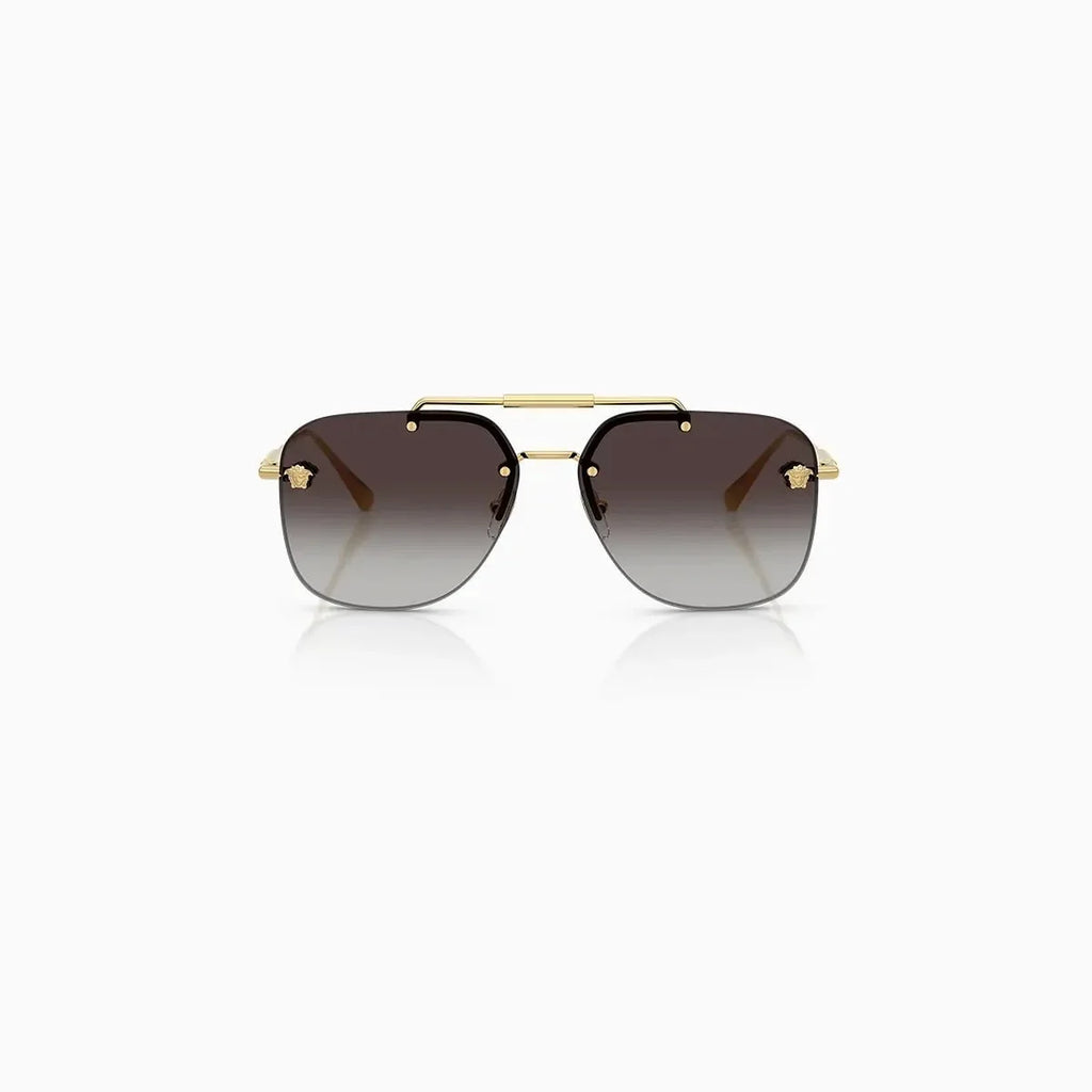 Gafas de sol Versace degradado gris dorado