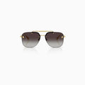 Gafas de sol Versace degradado gris dorado