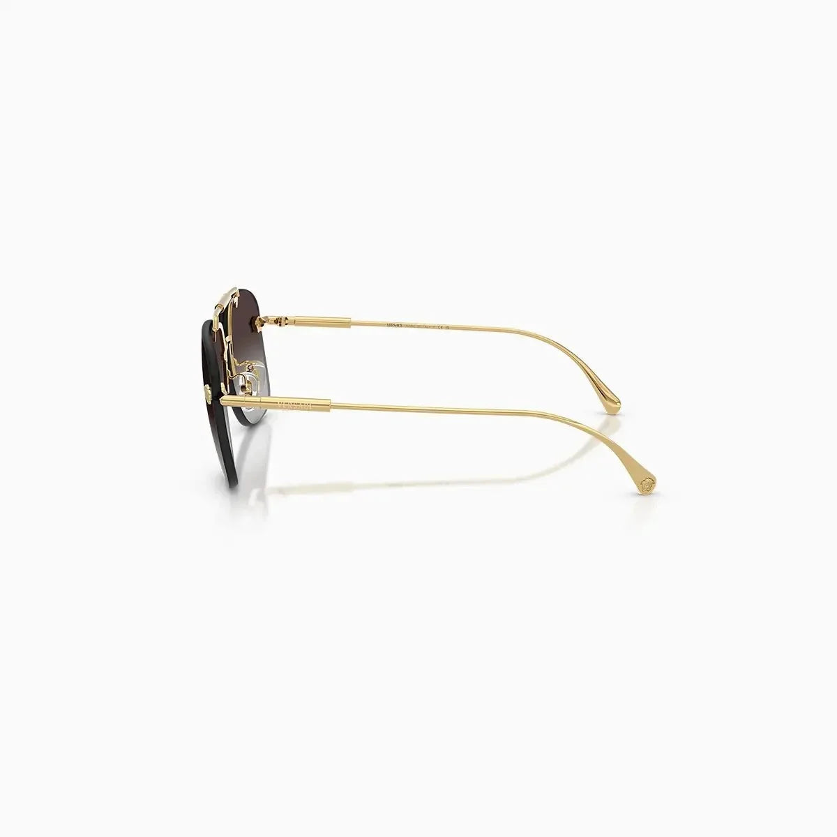 Versace Gold Grey Gradient Sunglasses