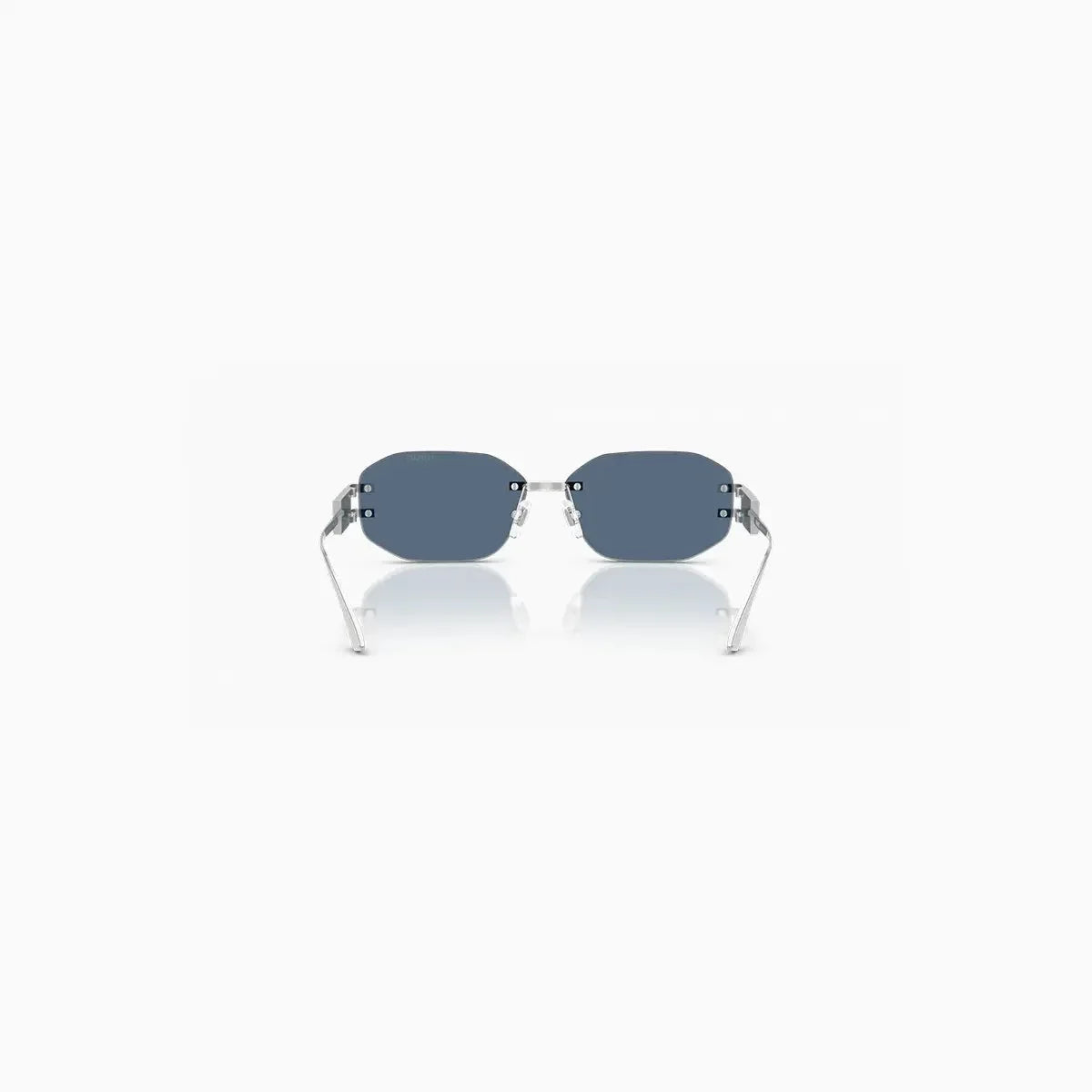Men's Versace Blue Silver Sunglasses
