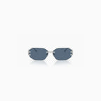 Men's Versace Blue Silver Sunglasses
